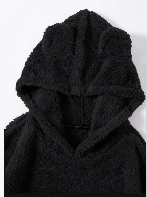 Felpa con cappuccio in pile Hexibella