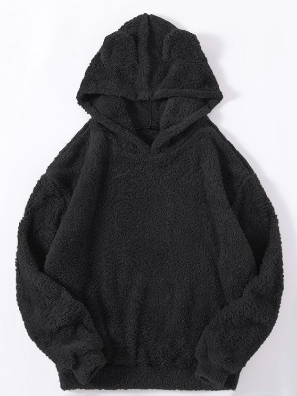 Felpa con cappuccio in pile Hexibella