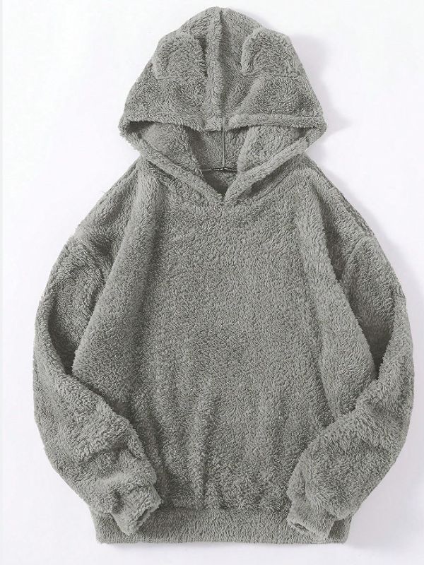 Felpa con cappuccio in pile Hexibella