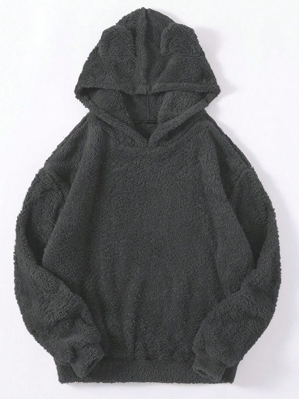 Felpa con cappuccio in pile Hexibella