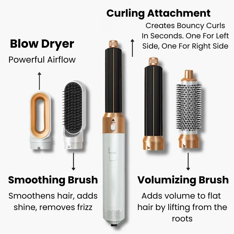 Hexi 5-in-1 Haarstyler