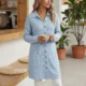 Julia | Lange Strickjacke aus Wolle