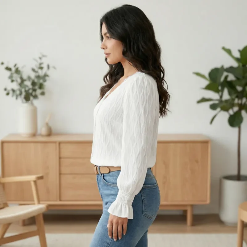 Veronica | Oberteil mit V-Ausschnitt