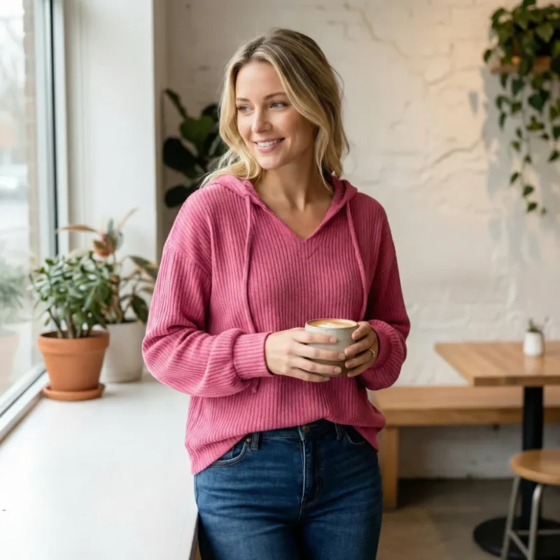 Maggie | Top de algodão simples com mangas