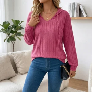 Maggie Eenvoudige Katoenen Top Met Mouwen