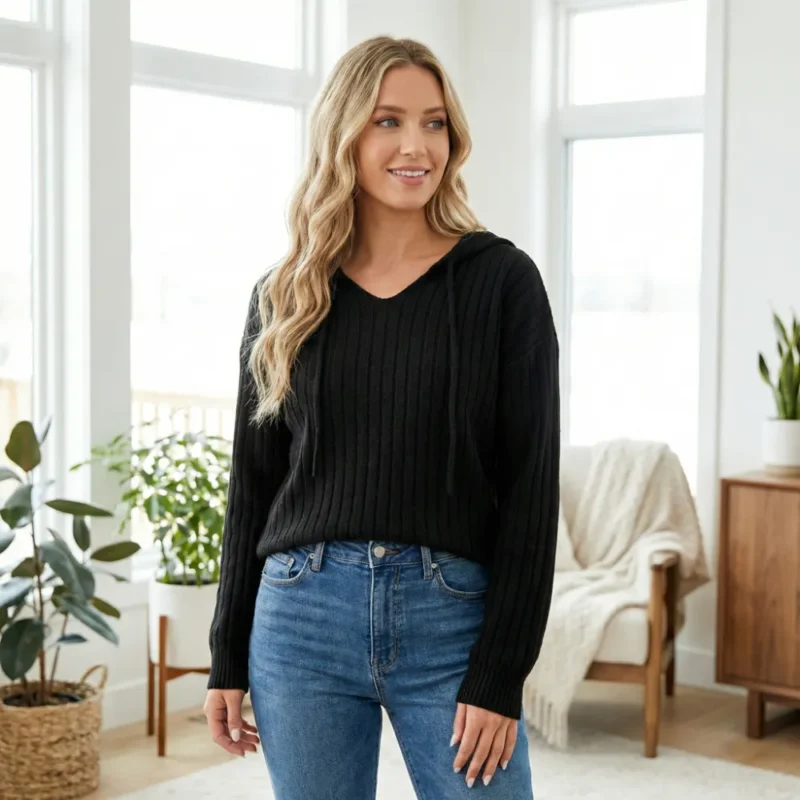 Maggie | Top de algodão simples com mangas